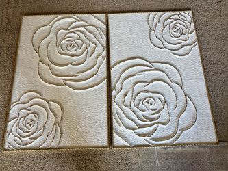 Beautiful large decorative metal wall art x2