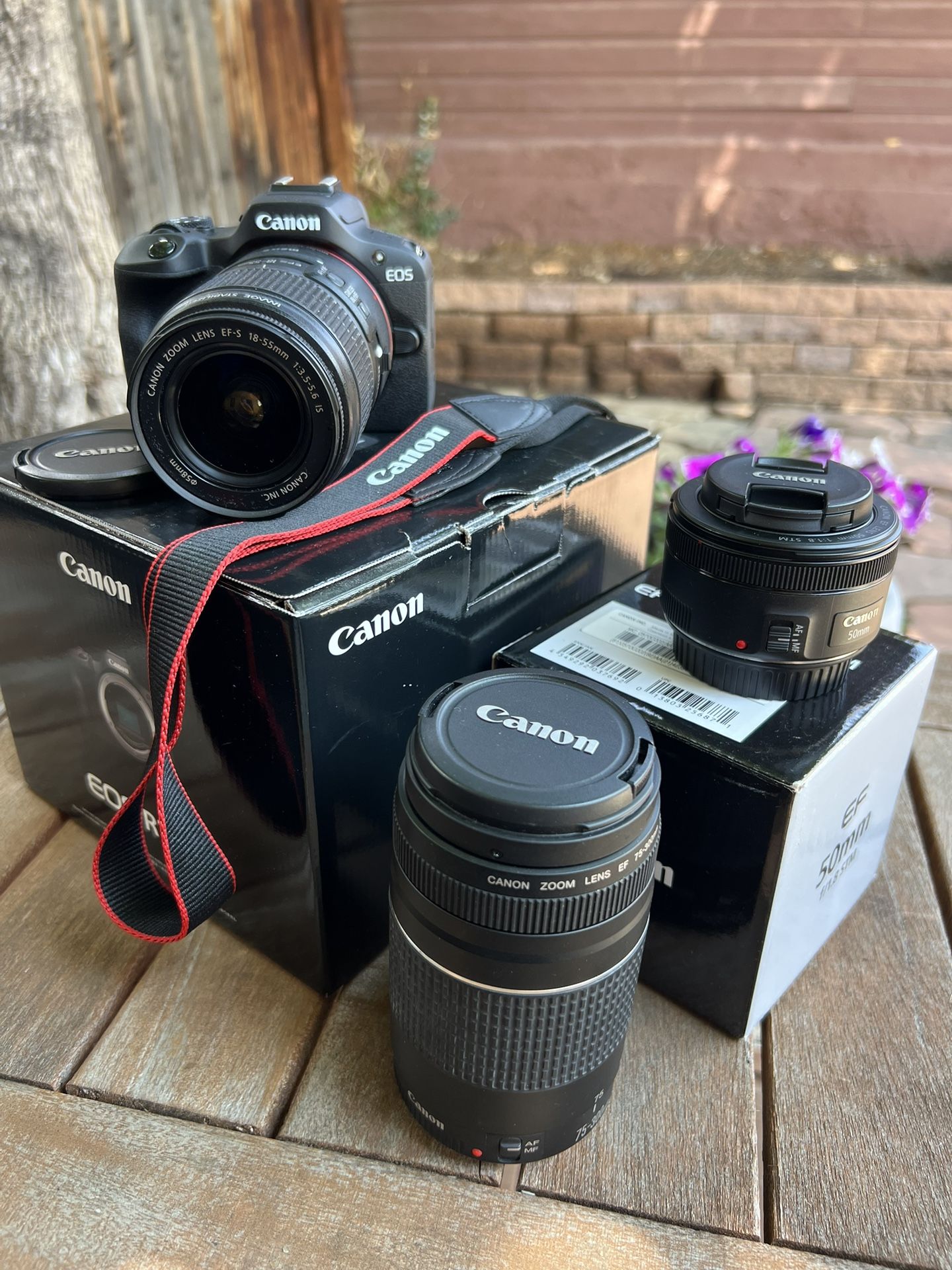Canon EOS R100 Mirrorless Camera Bundle – Like New