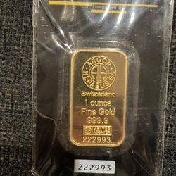 One Ounce Gold Bar 