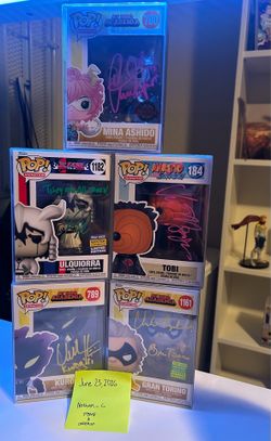 Autographed Funko Pop collection