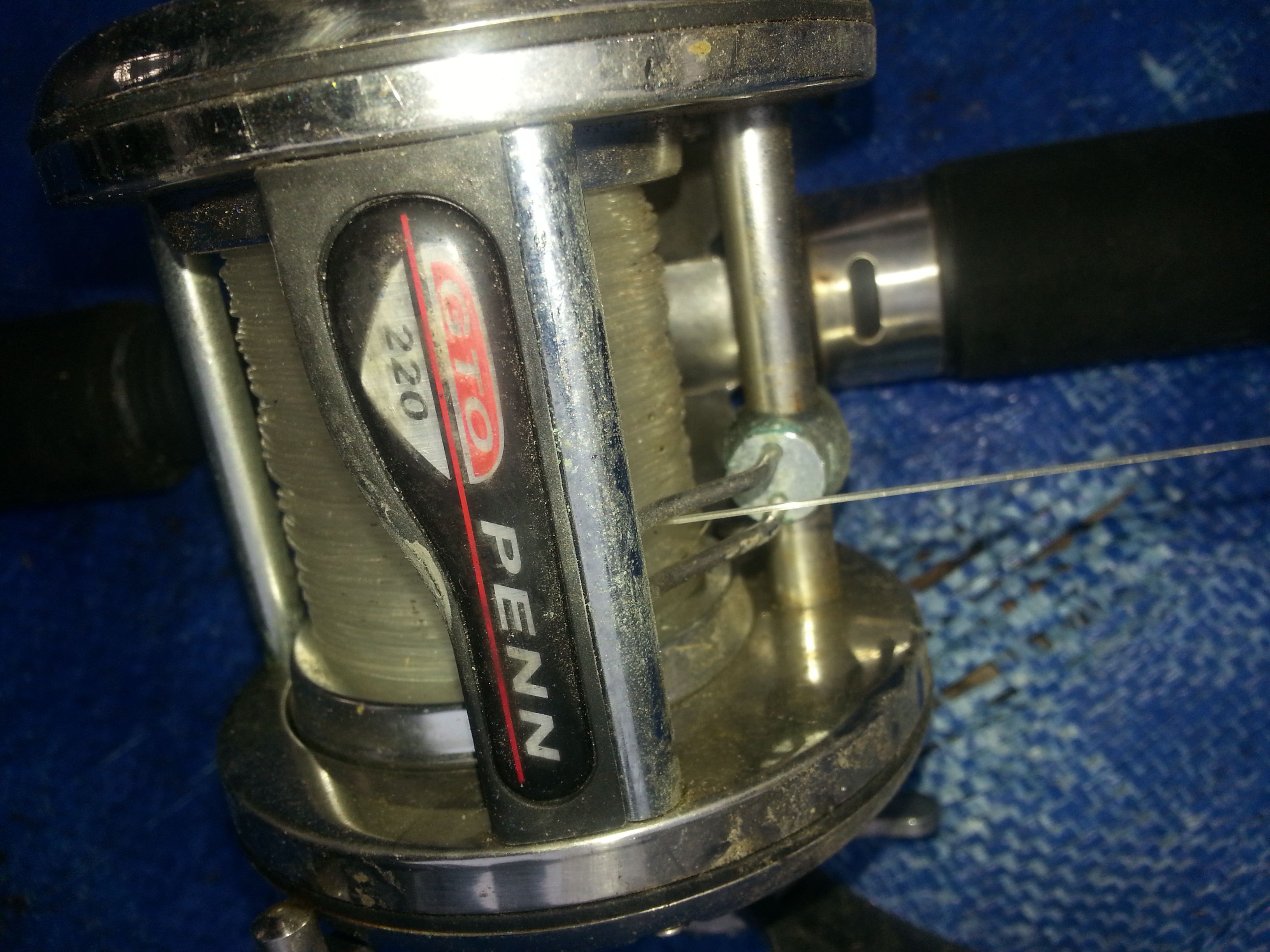 Fishing reel and rod