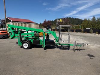 2017 JLG T350 - Towable Boom Lift 35FT - Electric - 305 Hours