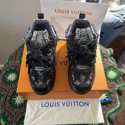 LV Skate Swarovski Black Shoes Size 11