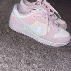 Pink foam Dunks
