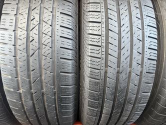 2 used tires 225/65r17 continental 🤑free installation and balance ‼️👌
