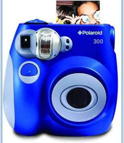 Polaroid PIC 300 Instant Print Camera Blue