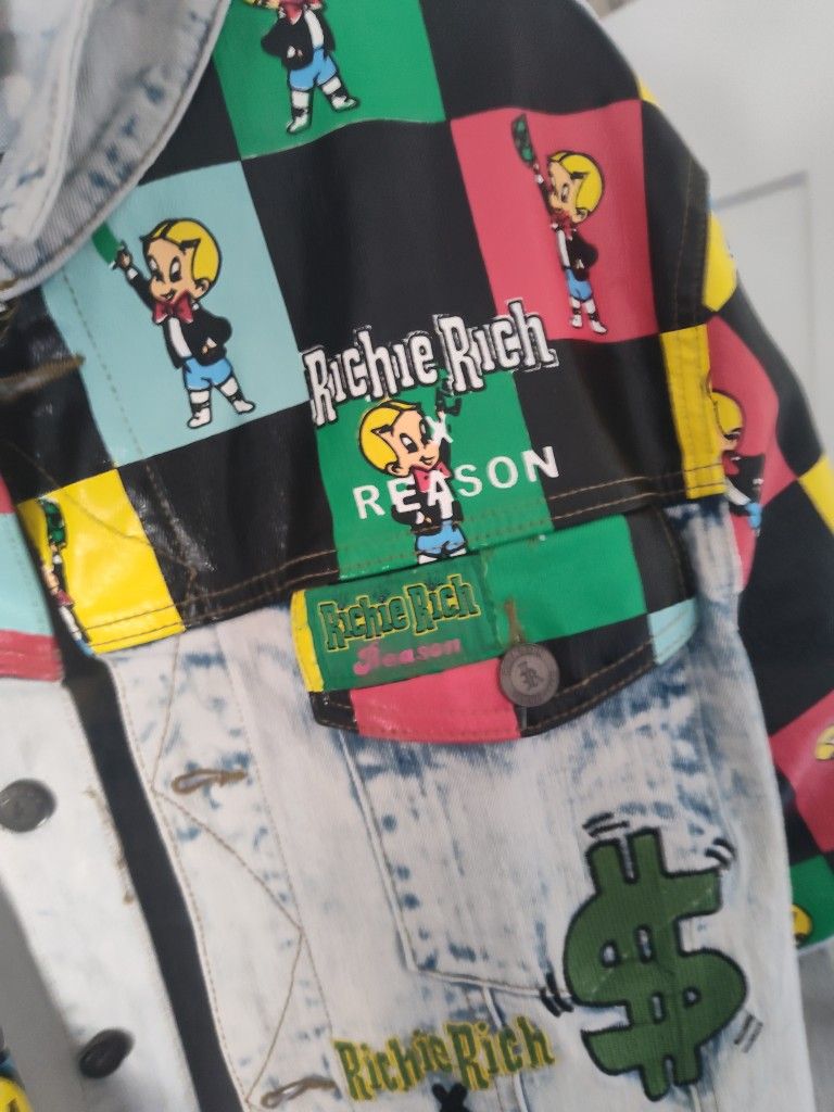 New Never Used Richie Rich Denim Jacket 