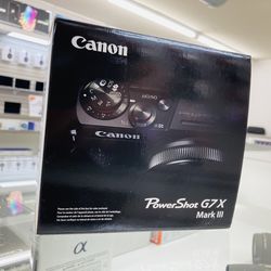Canon power shot G7x mark III