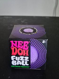 Nee Doh Fuzz Ball squeezey Stress Toy authentic sealed $12 dollars