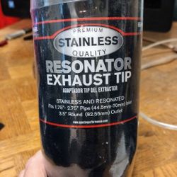 Resonator Exhaust Spectre Performance Tail Pipe 