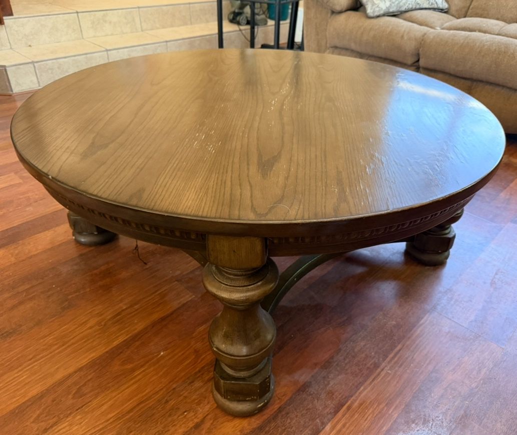 Matching Coffee Table And Side Table