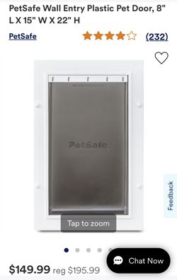 PetSafe Wall Entry Plastic Pet Door