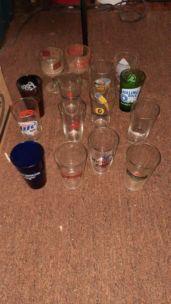 40 Beer And Drink Glasses