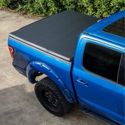 VTF Soft Folding Truck Bed Tonneau Cover | Fits 2019-2021 Ford Ranger 5' Bed