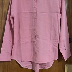 Oversized Pink Shirt 