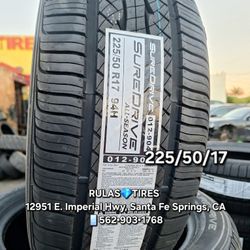 225/50/17  SUREDRIVE A/S •Brand new tires / Llantas nuevas ¤ DM 📞 for a Quote. 