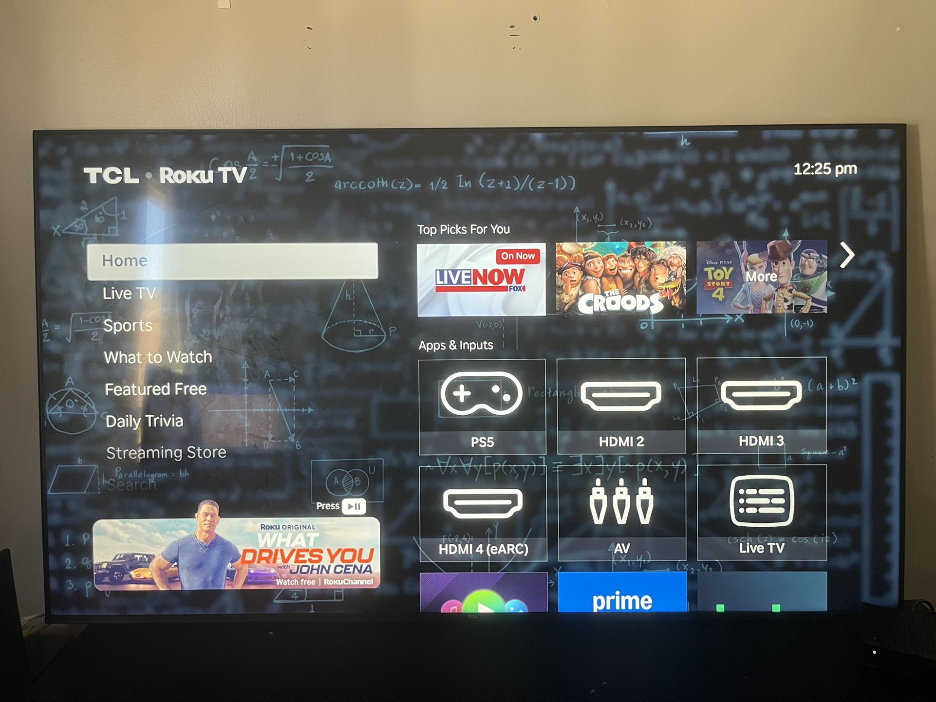 TCL ROKU TV “65 INCH”