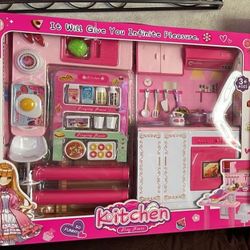 Kitchen Play Girls Barbies