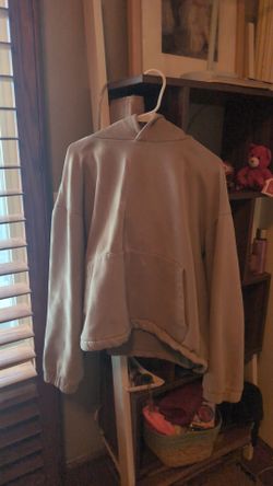 Standard Cloth Womens Size L Hoodie Sweatshirt Pullover Long Sleeve Beige