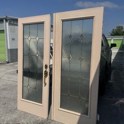 Exterior Double Door Set 64x79.25