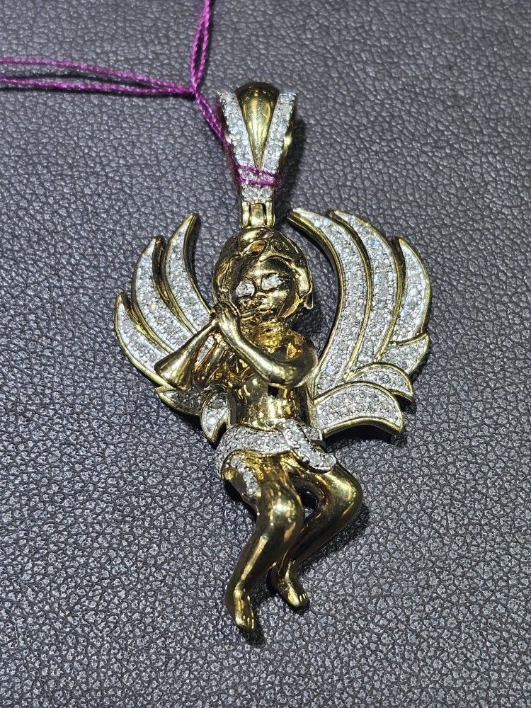 10kt YG Diamond Angel Pendant. (C-5) ASK FOR RYAN. #(contact info removed)09