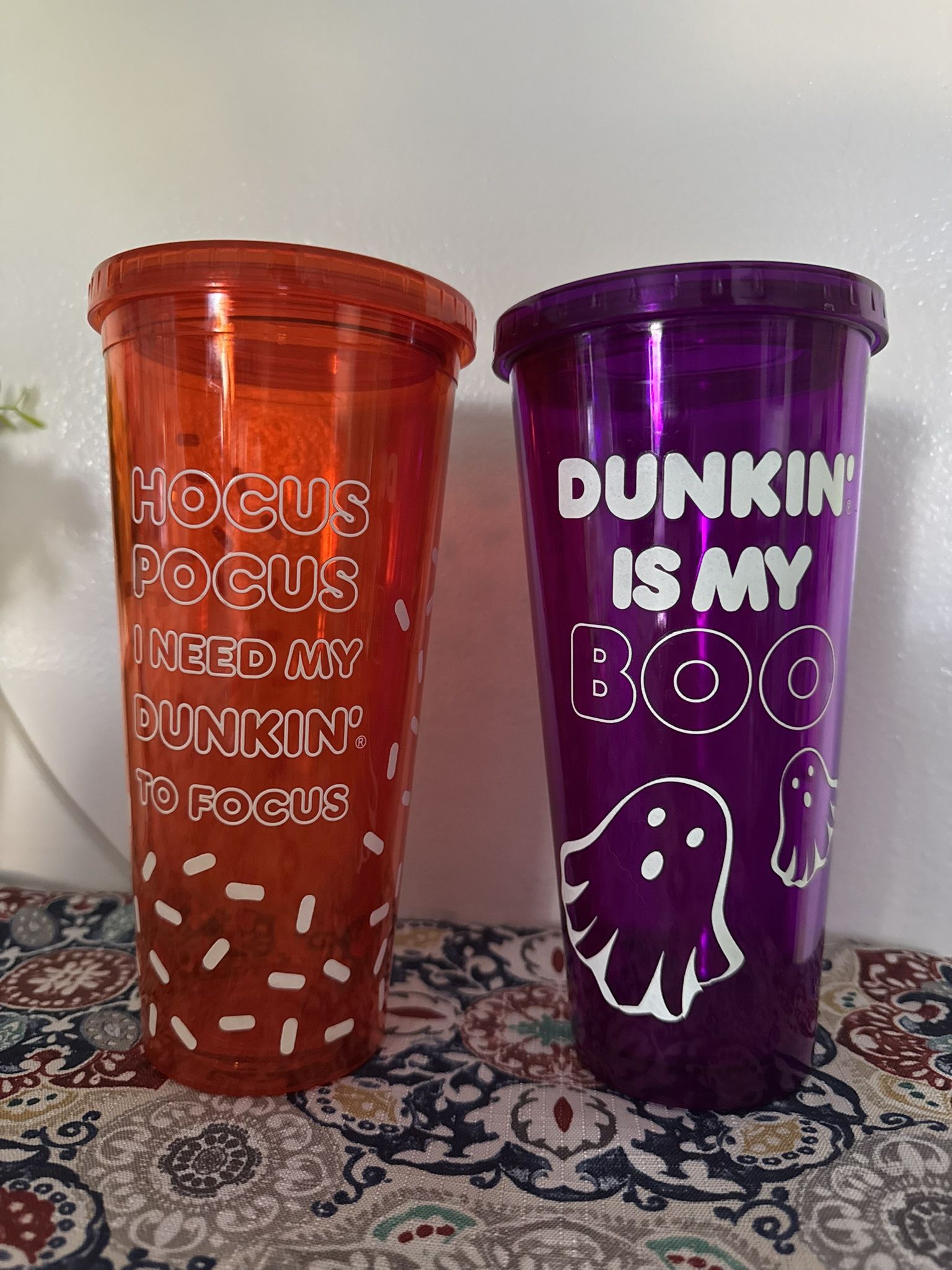 Dunkin Halloween Cups