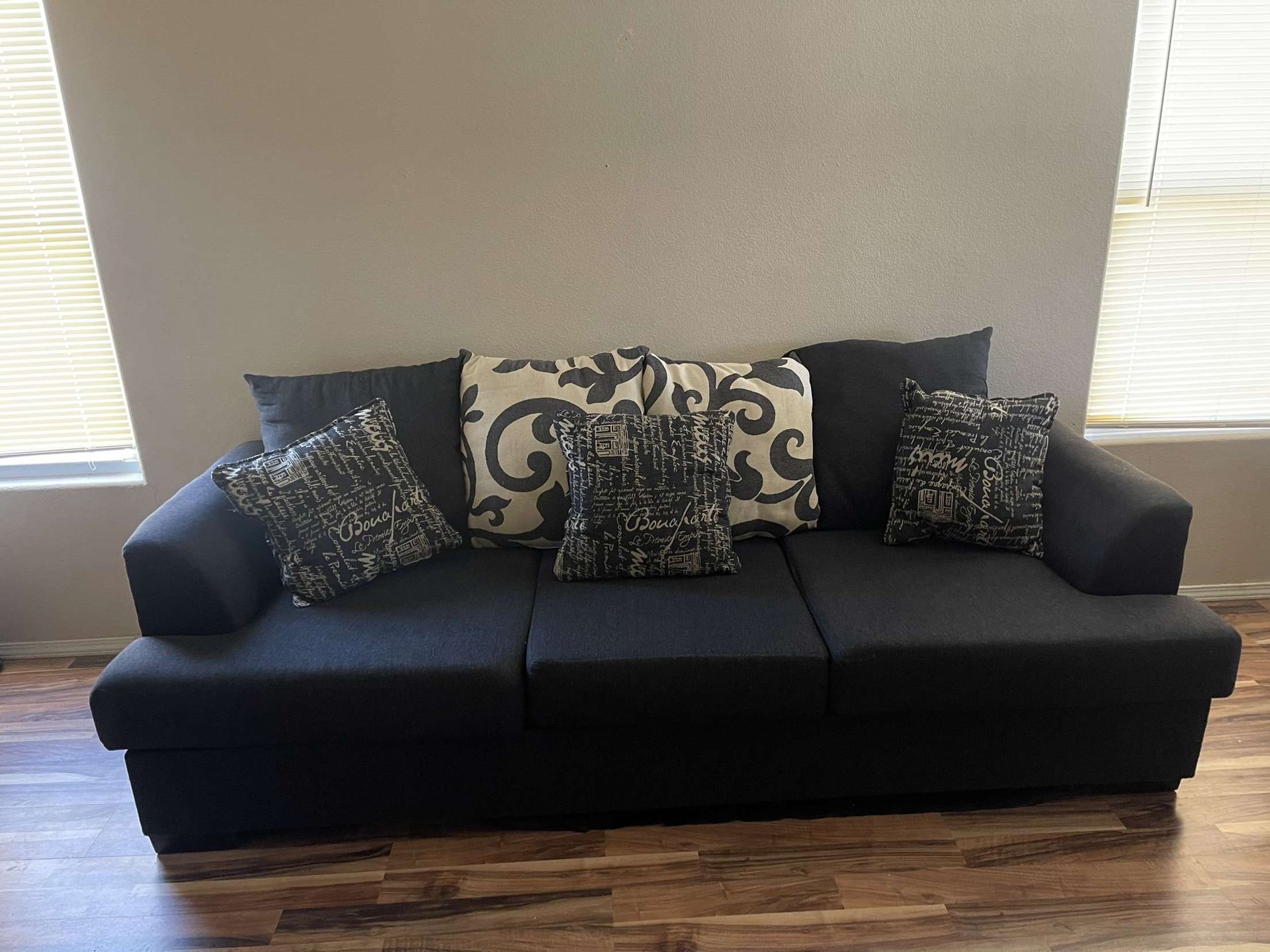 black couch