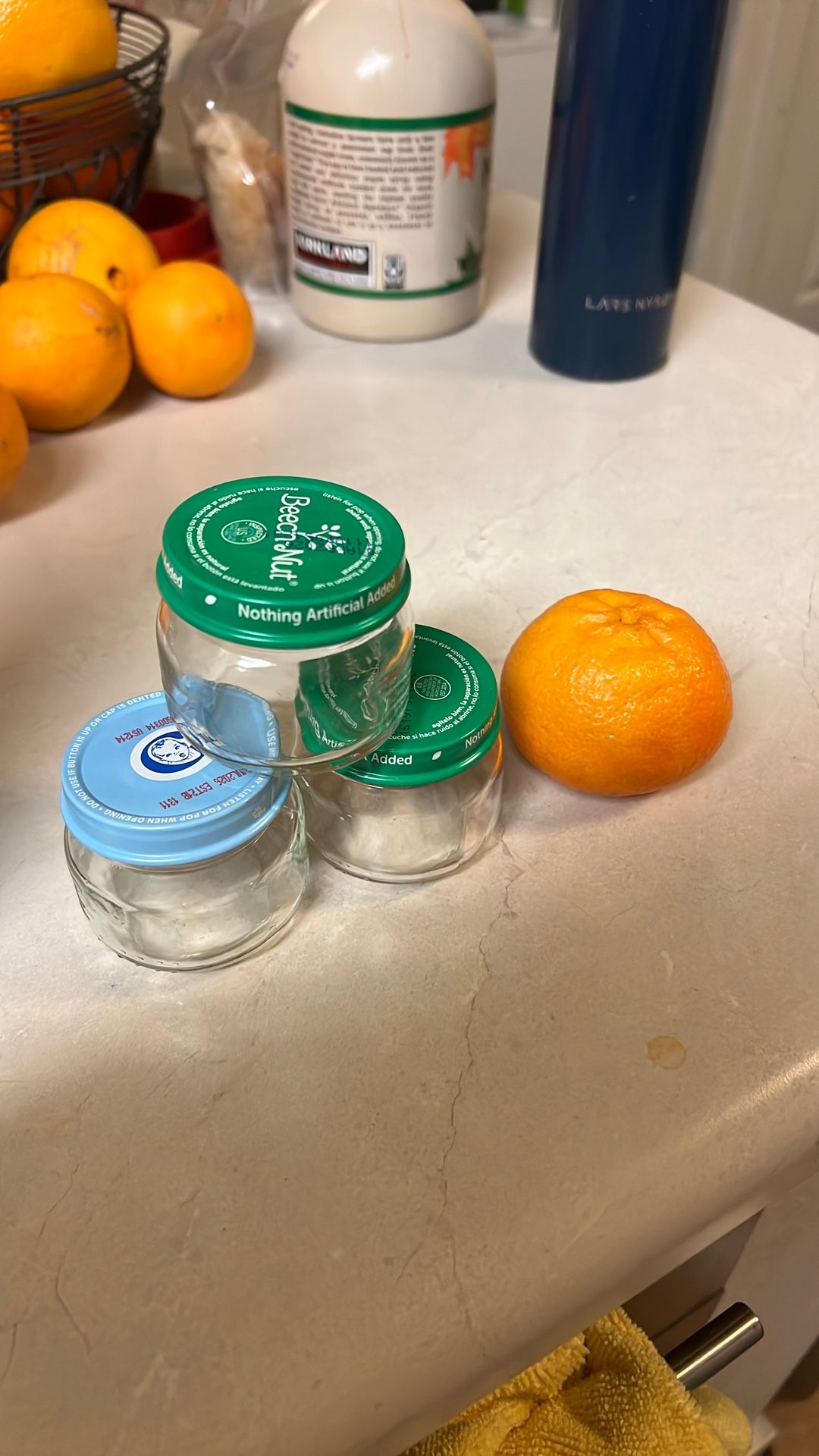 30 Baby Jars for Candles, Arts and Crafts. Glass 