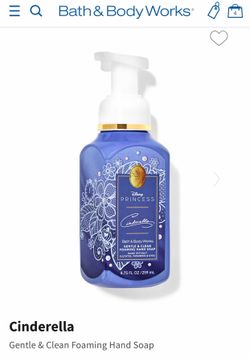 Limited Edition! BATH & BODY WORKS✨💎👸©️Disney collection PRINCESS CINDERELLA 👸💎✨Enchanting Foaming Hand soap