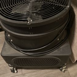 Inflatable Tube Man 18" Weather Resistant Blower, with wheels