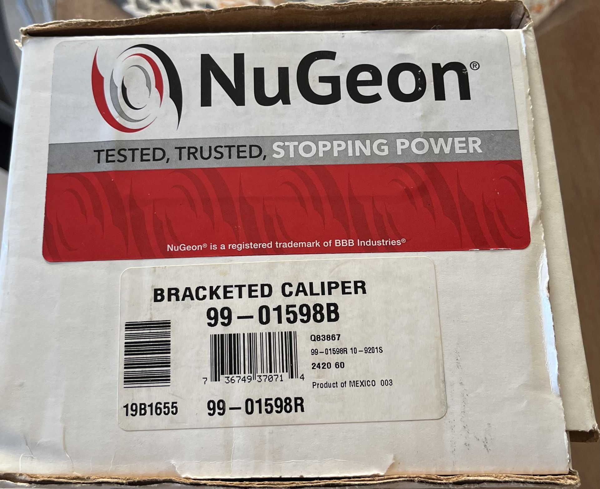 NuGeon brake caliper