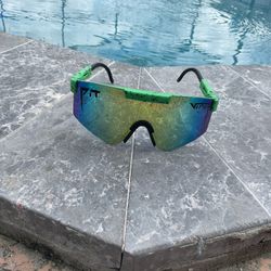 Pit Viper Sunglasses With Case And  Lanyard   