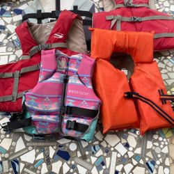 (5) Life Jackets No Longer Need $10 All