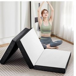 Olixis Trii Folding 4 Inch Full Memory Foam Mattress Brand New