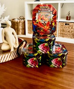 Pokemon TCG Mega Evolution Ascended Heroes Mini Tin Mega Emboar ex Sealed 1 Tin