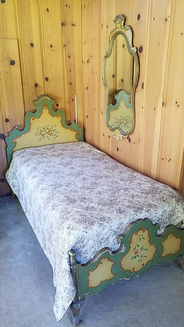 Hand Painted Antique Bedroom Set For In Glendora Ca Offerup
