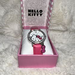 Hot Pink  hello kitty wrist watch 