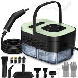 Portable Steam Cleaner with 16 Accessories – 1500W