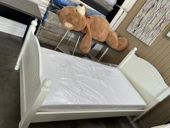 Twin Bed & Mattress Regular 