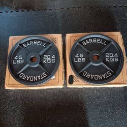 Brand New 45lb Barbell Standard Olympic Plates (NEW IN BOX)