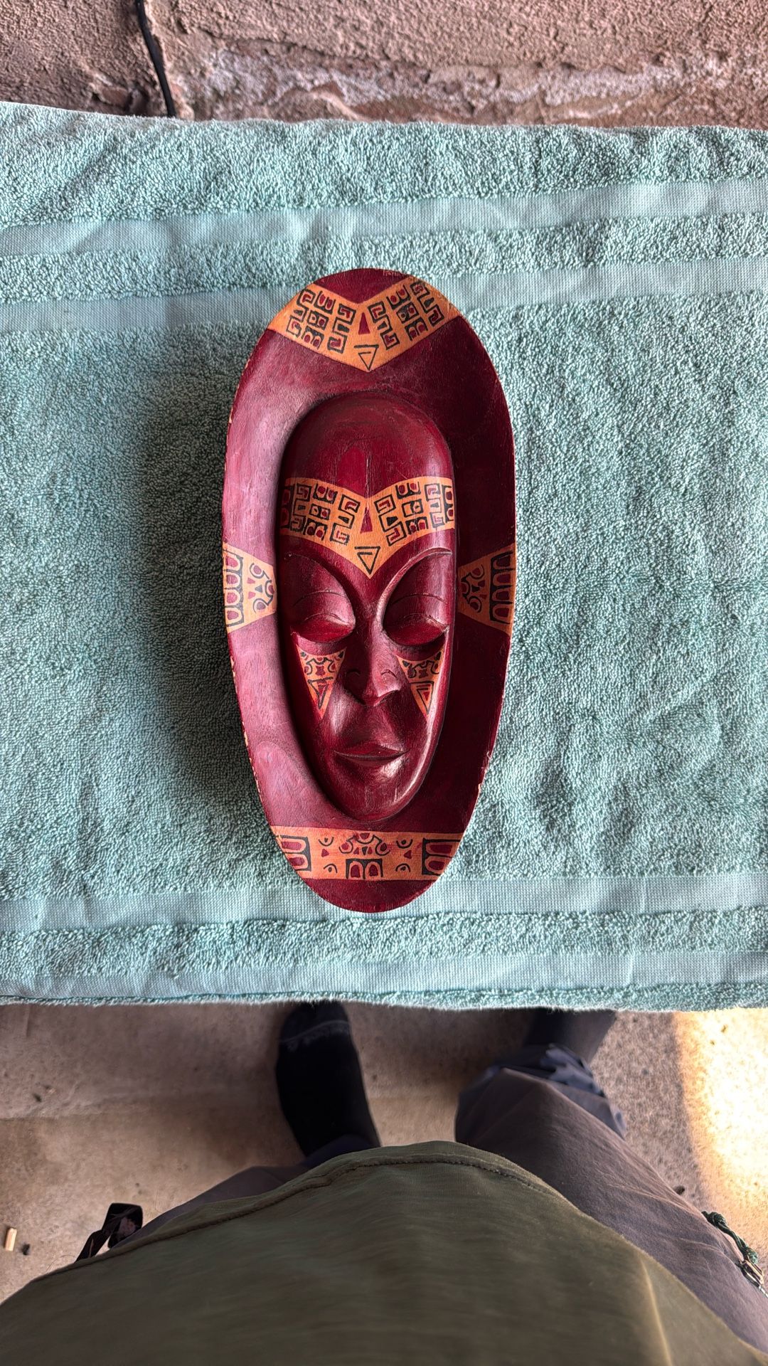 African Hand Made Wooden Mask