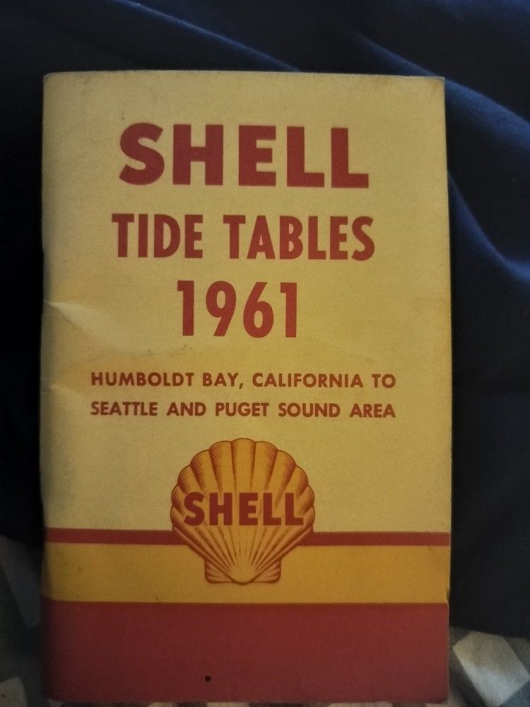 Vintage Shell Gas Tide Book