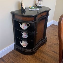 Distressed Wood Display Table / Coffee Bar