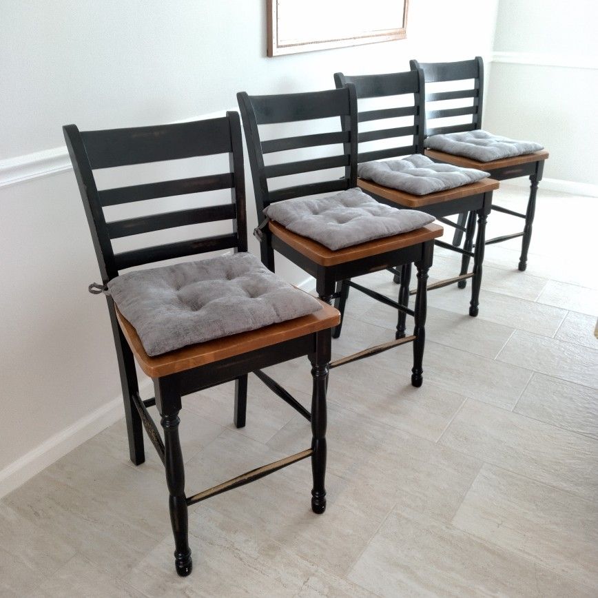 Counter Height Wooden Stools