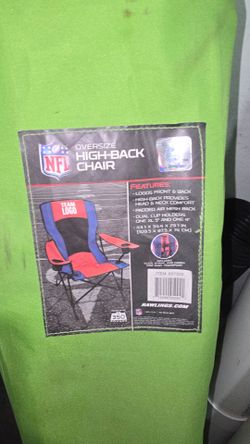 Seahawks campchair.