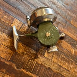 RARE Vintage Record fishing spinning reel made in Switzerland by C. Siegrist Zurich