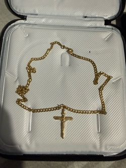 18k gold necklace