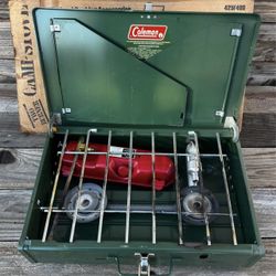 Vintage Coleman Camp Stove in Box Like New