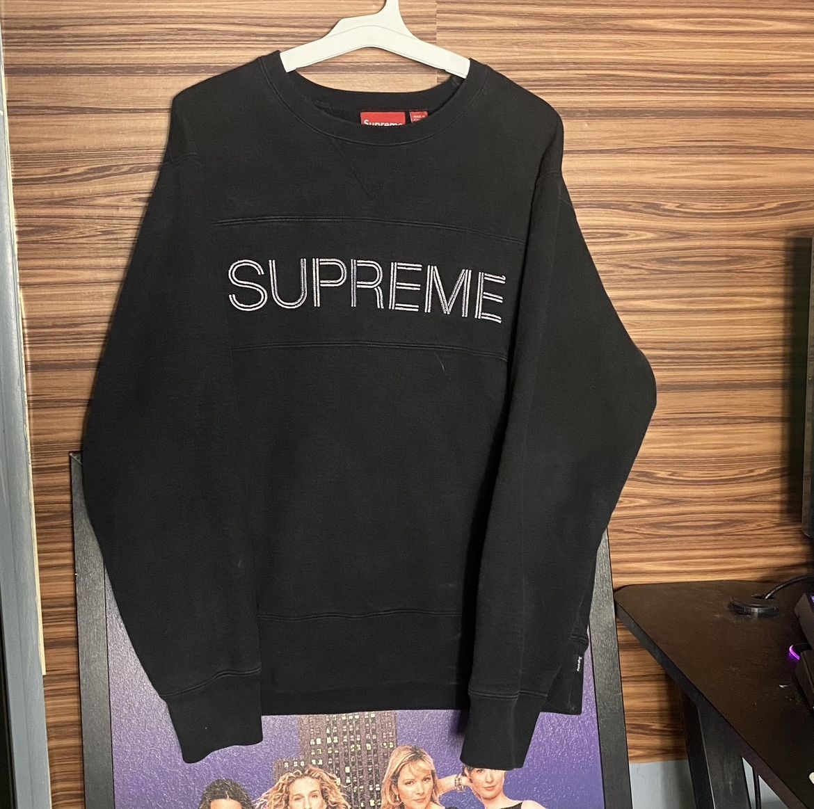 Supreme Black Crewneck