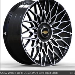24” Rims For Chevy Cadillac Gmc 